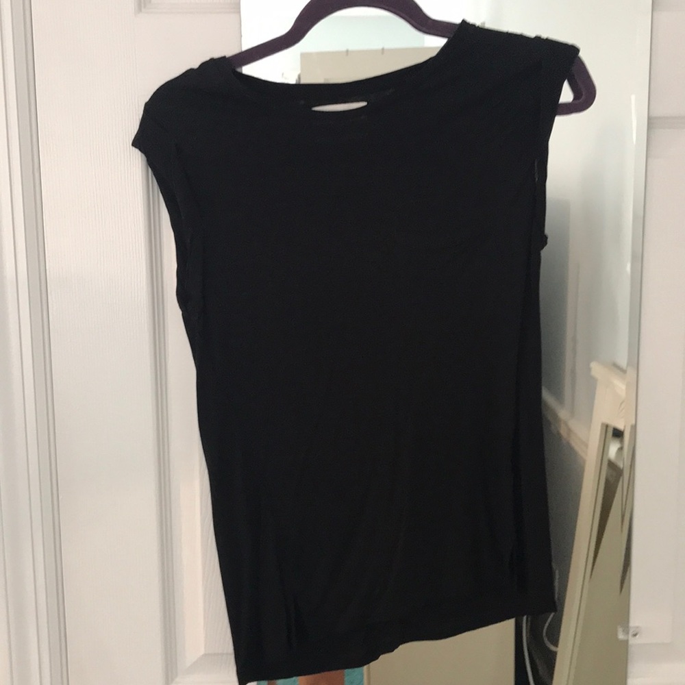 Paper Denim & Cloth Black T-shirt w/ pocket
